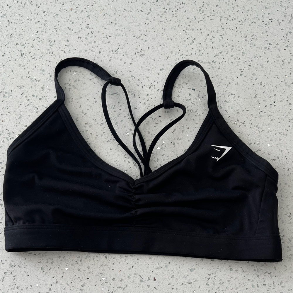 Gymshark Black Sports Bra Size Small No cups pads
